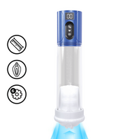 Pumped By Shots Mėlyna MaxLift Hyperlift 7-Function Vacuum Enhancement System Metallic Mėlyna