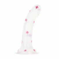 Pink Dildo Collection Flower Power Rožinė Glitter Intimate Model 15 cm