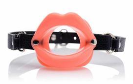Master Series Silicone Adjustable Oral Training Gag Juodas
