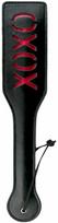 Rimba Juodas Leather Paddle XOXO - Sturdy Model with Decorative Cutout