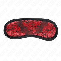 Kink Masked Allure KINK Scandal Blindfold Eye Mask 18.5x8 cm - Adjustable Satin Comfort