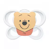 NUK Perfect Match Air Pacifier Disney Bear Pú 0–6 months baltas, 0-6 m