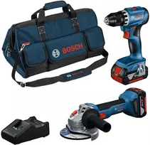 Bosch GSR 18V-45 GWS 18V-8, 2x 4.0Ah,GAL 18V-40,M-BAG,CT
