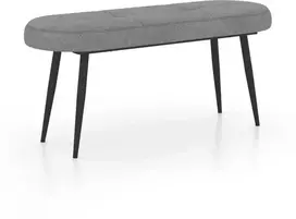 Koduva 113 cm pufas su minkštu sėdimu, pilkas