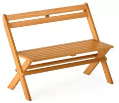 Lauko baldų komplektas Koduva 2 vietų akacijos medžio sodo suolas