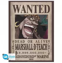 Abysse Corp One Piece - Wanted Blackbeard Wano Chibi Poster (52X38)