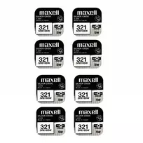 Maxell sidabro oksido baterijos 321 SR616SW 1.55V, 8vnt.