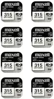Maxell sidabro oksido baterijos 315 SR716SW 1.55V, 8vnt.
