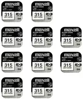 Maxell sidabro oksido baterijos 315 SR716SW 1.55V, 10vnt.