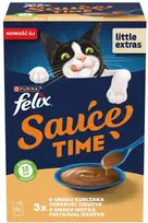 Purina Nestle PURINA Felix Sauce Time – šlapias kačių maistas – 6x40g