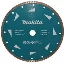 MAKITA DEIMANTINIS DISKAS 230×22,23mm TURBO (SAUSAM PJOVIMUI) BETONUI