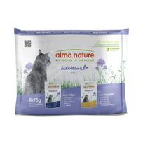 Kačių maistas su žuvimi ir paukštiena Almo Nature Functional Digestive Help Multipack, skirtas katėms, turinčioms jautrią virškinimo sistemą 6x70 g