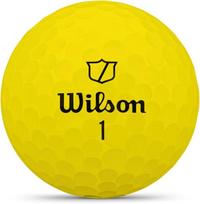 WILSON DUO SOFT 12-BALL golfo kamuoliukai Yellow