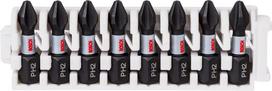 Suktuvo antgalių komplektas Bosch Impact Control PH2/L25; 8 vnt.