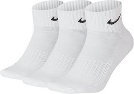 Nike sportinės kojinės vyrams Value Cotton Quarter 3pary, baltos