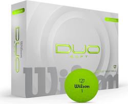 WILSON DUO SOFT 12-BALL golfo kamuoliukai Green