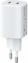 Telefono įkroviklis Xiaomi Nano Turbo BHR087OEU, 2 x USB Type C, balta sp., 45 W