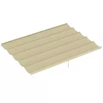 Paviljono pakaitinis stogas 4 x 3 m pavėsinei, smėlio spalvos