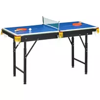 Daugiafunkcinis žaidimų stalas 2in1 stalo teniso ir biliardo stalas 140x63x60-80cm