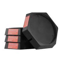 Kemperinės atramos rinkinys (4 dalių), 9 cm guminiai padai