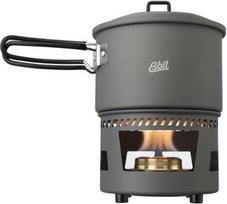 Esbit Cookset with alcohol burner Pot 1.5 L Aluminium, Black