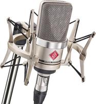 Neumann TLM 102 NI Studio-Set - large-diaphragm condenser microphone with shock mount, nickel