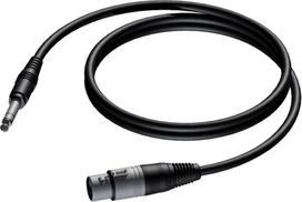 Cable Procab Jack 6.3mm - XLR 1.5m black (CAB723/1.5)