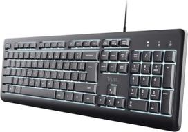 Trust Primo Beleuchtete keyboard Home/Office USB QWERTY US English Black