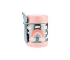 Skip Hop - Termosas maistui su šaukšteliu/šakute SPARK STYLE 325 ml vaivorykštė