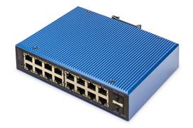 Digitus  Industrial 16+2 -Port L2 managed Gigabit Ethernet Switch | DN-651158  | 4016032490227