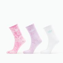 adidas Tie Dye Crew Socks 3-Pack Bliss Pink - Dydis L (JY0239 Kojinės)