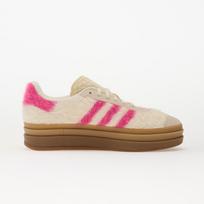 adidas Gazelle Bold Wmns Crew White/ Shock Pink/ Gold Metallic - Dydis 39 (JS3908 Laisvalaikio batai)
