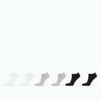 adidas Liner Socks 6-Pack White/ Medium Grey Heather/ Black - Dydis L (JW5338 Kojinės)