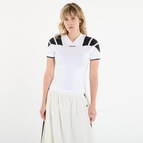 adidas Blocked Short Sleeve T-Shirt White - Dydis S (KE5039 Marškinėliai)