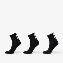 adidas Quarter 3 Back Stripes Socks 3-Pack Black/ White - Dydis XS (JV7426 Kojinės)