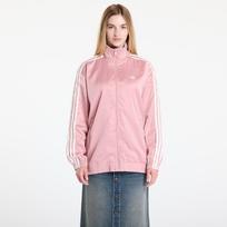 adidas Originals Satin Firebird Track Top Ruffle 3-Stripes Wonder Mauve - Dydis M (KC8812 Striukės)