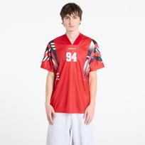 adidas Santiago Aop Infill Jersey Better Scarlet - Dydis M (KS5501 Marškinėliai)
