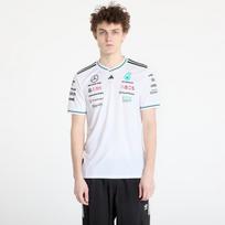 adidas x Mercedes Amg Petronas Formula One Team Driver Authentic Jersey White/ White/ Black - Dydis S (JX5795 Marškinėliai)
