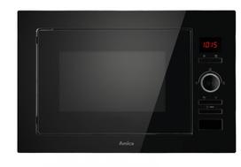 Amica AMMB25E3GB Įmontuojama mikrobangų krosnelė 25 L 900 W Juoda