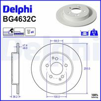 Stabdžių diskas DELPHI BG4632C