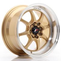 JR Wheels TF2 15x7,5 ET10 4x100/114 Gold Alloy Wheel