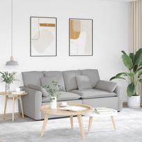 Modulinė sofa su pagalvėlėmis, debesų pilka