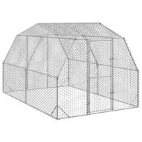 Vištų voljeras, 2,5x4x2,25 m, cinkuotas plienas