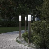 Šviestuvai su išleidimo anga, 3 vnt., 80 cm, nerūdijantis plienas, IP44