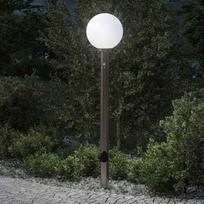 Apsauginis šviestuvas su jutikliu ir lizdu, 120 cm, nerūdijantis plienas, IP44