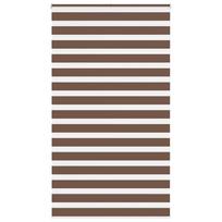 Zebrinės žaliuzės, rudos, 120x230 cm, audinys, plotis 115,9 cm, poliesteris