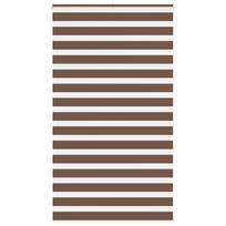 Zebrinės žaliuzės, rudos, 130x230 cm, audinys, plotis 125,9 cm, poliesteris
