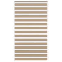 Zebro žaliuzė, smėlio rudos spalvos, 130x230 cm, audinys, plotis 125,9 cm, poliesteris