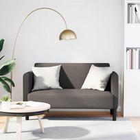 Dvivietė sofa, šviesiai pilka, 109 cm, velvetas, audinys