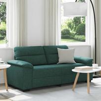 Dvivietė sofa, tamsiai žalia, 180x81x84 cm, audinys